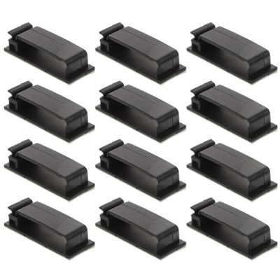 Hemobllo Cable Organizing Buckles 50 Pack Cable Fixing Clips Cord Organizing Buckle