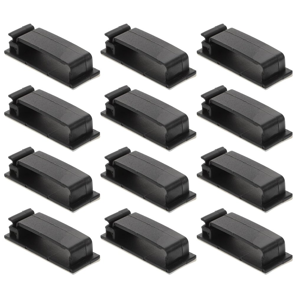 Hemobllo Cable Organizing Buckles 50 Pack Cable Fixing Clips Cord Organizing Buckle