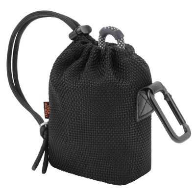 Desing Wish Carrying Case Compatible With JBL GO3/GO2 - Waterproof Ultra Portable Bluetooth Speaker, Anti-Scratch Protector Case Bag, Travel Pouch, Same Fabric as GO3 (Black)