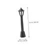 FOMIYES 20Pcs Miniature Street Lamp Model Plastic Tiny Lights for Decoration Micro Landscape DIY Fairy Garden Home Desktop view 2