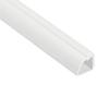 D-Line 39" White Quarter Round Cable Raceway, Corner Cord Cover, Self-Adhesive Floor Molding with Wire Channel - 0.87" (W) x 0.87" (H) x 39in Length - White view 1