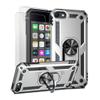 ULAK Compatible with iPod Touch 7/6/5 Case with 2 HD Screen Protectors, Hybrid Rugged Shockproof Cover with Built-in Kickstand for iPod Touch 7th/6th/5th Generation (Silver) view 1