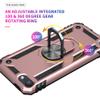 ULAK Compatible with iPod Touch 7/6/5 Case with 2 HD Screen Protectors, Hybrid Rugged Shockproof Cover with Built-in Kickstand for iTouch 5th/6th/7th Generation (Rose Gold) view 2