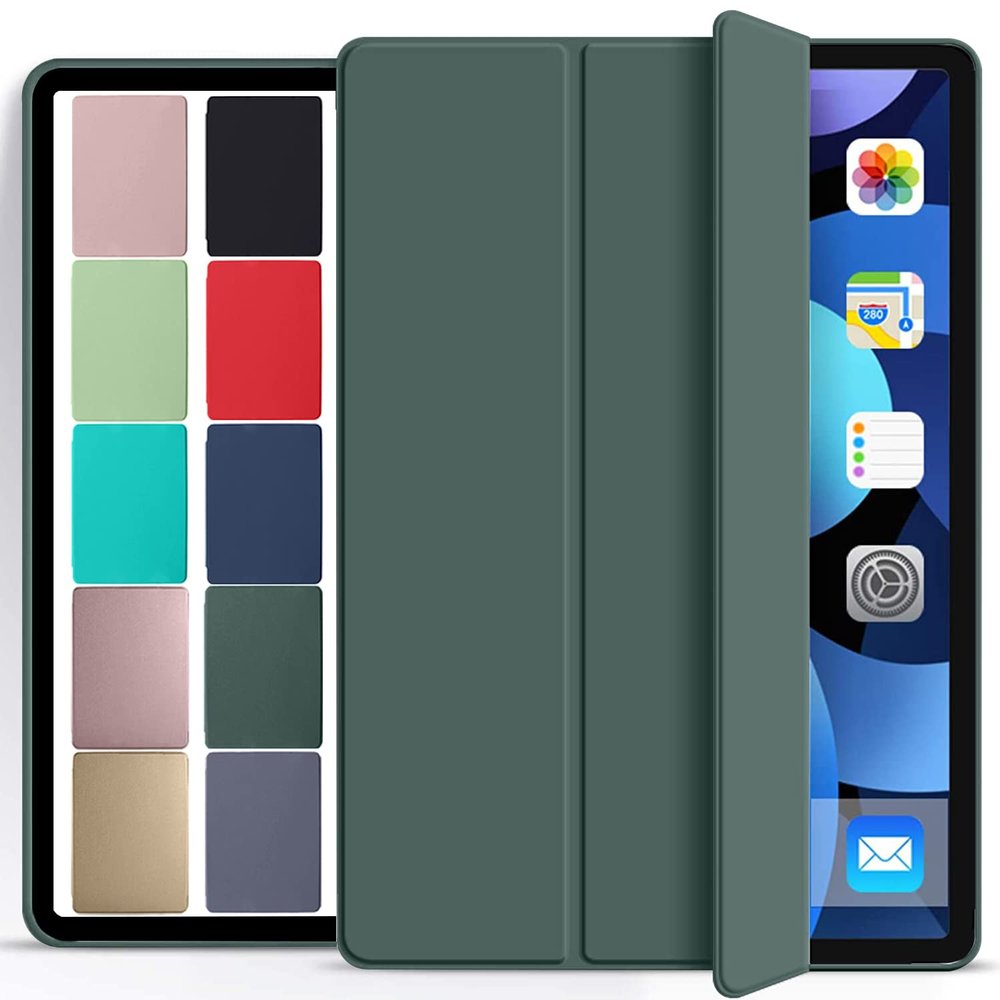DuraSafe Cases for iPad Air 4 5 6 Gen 2020 2022 2024 Air 11 A2588 A2589 A2591 A2316 MM9E3LL/A MM9D3LL/A MME23LL/A MM9C3LL/A MM9F3LL/A MYFQ2LL/A MYFM2LL/A MYFR2LL/A MYFP2LL/A MM9N3LL/A - Dark Green