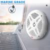 Pyle 6.5'' Water-Resistant Rated Off-Road Speakers - Marine Speakers w/ Wireless BT Remote Control Receiver, Compact Dual Vehicle Speaker System for ATV, UTV, 4x4, Jeep, Powersports Vehicles view 4