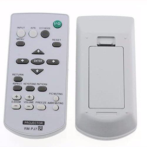 Replacement Projector Remote Control for Sony VPL-ES7 VPL-EW7 VPL-EX70 VPL-EX7 VPL-SX536 VPL-SW526 VPL-SW536 VPL-SW536C VPL-SW526C White