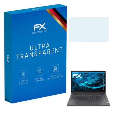 atFoliX Screen Protection Film compatible with Lenovo Idea Pad Flex 5i 15 Inch Screen Protector, ultra-clear FX Protective Film (2X)