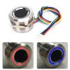 R503 Fingerprint Sensor, Circular Capacitive Fingerprint Recognition Module with 2-color Ring Indicator Light Suitable for Access Control Auxiliary Safety view 2