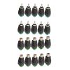 FASTROHY 20Pcs Phono Speaker Wire Cable to Male Female RCA Adapter Connector Jack Plug (10 Male + 10 Female) view 1