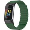 Replacement Bands Compatible with Fitbit Charge 5,KangPlus Silicone Strap Magnetic Close Sport Wristband for Women Men Adjustable 5.5-8.1 inch Compatible with Fitbit Charge 5 - Green view 2