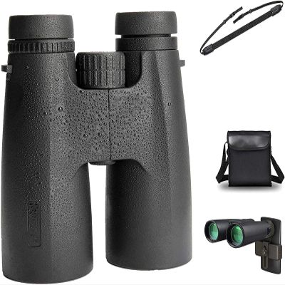 MMAXZ for Adult,Waterproof Binoculars Telescope for Birdwatching Sport -Large Prism FMC Lens 12X50,Portable