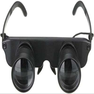 MMAXZ Telescope Binoculars Monocular Telescope, 1Pcs High Clarity 3X28 Magnifier Glasses Style Outdoor Fishing Optics Binoculars
