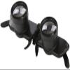 MMAXZ Telescope Binoculars Monocular Telescope, 1Pcs High Clarity 3X28 Magnifier Glasses Style Outdoor Fishing Optics Binoculars view 3