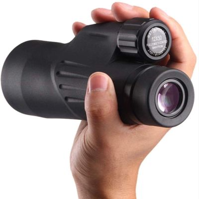 10x50 Telescope Monocular Mini Portable Coordinate Ranging High-Definition Low-Light Low-Light Nitrogen Waterproof Travel Outdoor Telescope Connect Mobile Phone