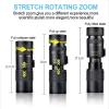 MMAXZ Monocular Telescopes,Monocular Telescope with Phone Holder and Tripod, Bird Watching, Football Matches, for Travel, 4K 10 300X40mm Su view 3