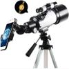 MMAXZ Star-Watching Refractor Astronomical Telescope, Monocular with Free Tripod, for Professional Adults Kids Moon Star Spotting view 1