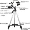 MMAXZ Star-Watching Refractor Astronomical Telescope, Monocular with Free Tripod, for Professional Adults Kids Moon Star Spotting view 4
