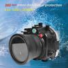 Seafrogs Underwater Housing for Sony A7R IV (ILCE-7RM4A), Waterproof Case for Sony A7R Mark IV + FE 28-70mm, 16-35mm F4, 24-70mm F4, 24mm F1.4 GM, 50mm F1.8, 85mm F1.8 Lens-Black view 4
