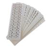 FOMIYES 50pcs Silver Paper Candle Hollow Out Castle Light Wraps Easy Installation Warm Ambient Lighting for Home Decor Parties view 1