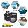SeaFrogs Waterproof housing for Sony A6400 Underwater Diving Case 40M/130FT with Built-in Water Leakage Sensor, Ideal for Diving, Surfing, Swimming and Rafting Video view 4
