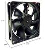 08025SA-12R-EA Fan 12V 0.50A 80mm80mm25mm Cooling Fan view 3
