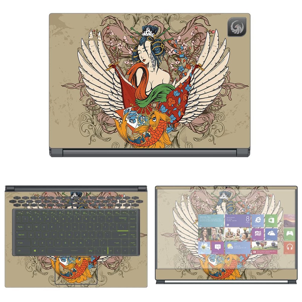 Decalrus - Protective Decal Sticker for The MSI Delta 15001 (15.6" Screen) case Cover wrap MSdelta_15-114