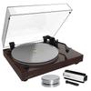 Fluance RT85 Reference High Fidelity Vinyl Turntable Record Player with Ortofon 2M Blue Cartridge, Acrylic Platter, Record Weight, 3 in 1 Stylus and Record Cleaning Vinyl Accessory Kit view 1