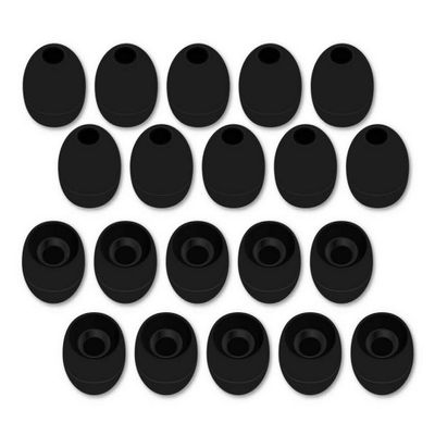 10 Pairs Medium Silicone Replacement Earbud Ear Buds Tips 3.9mm - 4mm Connection Point