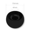 10 Pairs Medium Silicone Replacement Earbud Ear Buds Tips 3.9mm - 4mm Connection Point view 2
