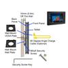 TABcare Security Anti-Theft Acrylic VESA Case for Dell Latitude 7320 Detachable Tablet with Wall Mount Kit (Clear, Latitude 7320 Detachable) view 4
