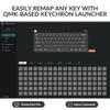 Keychron Q4 Wired Custom Mechanical Keyboard, 60% Layout QMK/VIA Programmable Macro with Hot-swappable Gateron G Pro Red Switch Double Gasket Compatible with Mac Windows Linux (Gray) view 4