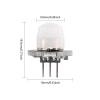 AITIAO 5Pcs SR602 Motion Sensor Detector Module Mini Pyroelectric Infrared Sensory Switch High Sensitivity for Electronic DIY view 2