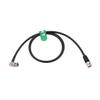 HangTon 12G 3G HD SDI Video Cable 4K 60P for Komodo Sony FS7 FX9 FX6 Atomos Ninja V Camera Monitor BNC to Right Angle BNC 75 ohm Coaxial Canare LV-61S 1M view 1