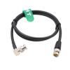 HangTon 12G 3G HD SDI Video Cable 4K 60P for Komodo Sony FS7 FX9 FX6 Atomos Ninja V Camera Monitor BNC to Right Angle BNC 75 ohm Coaxial Canare LV-61S 1M view 2