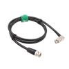HangTon High Flex 12G 3G HD SDI 75 ohm Coaxial Video Cable 4K 60fps Male BNC to Right Angle Male BNC Canare LV-61S for RED ARRI Camera Monitor 5M view 2