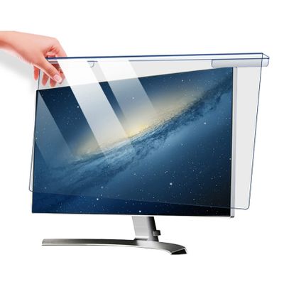 WLWLEO 20-27 inch Computer Blue Light Blocking Screen Protector Anti-UV Eye Protection Filter Film, Universal Anti-Scratch/Dust-Proof Computer Protector Panel,22 inch