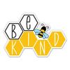 Bee Kind Cute Honeybee Sticker - 5" Laptop Sticker - Waterproof Vinyl for Car, Phone, Water Bottle - Be Kind Decal view 1