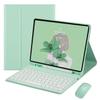 HENGHUI Keyboard Mouse for Galaxy Tab S9 FE+ / Tab S10+ / Tab S9+ / Tab S8+ /S7+/S7 FE 12.4 inch Keyboard Case with Mouse Cute Round Key Detachable BT Color Keyboard Cover (MintGreen) view 1