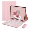 Touch Keyboard Mouse for Samsung Galaxy Tab S8 2022 / Tab S7 2020 11 Inch Tablet Keyboard Case with Touchpad Cute Round Key Color Keyboard Detachable Keyboard Cover (Pink) view 1