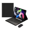 Touch Keyboard Mouse for Samsung Galaxy Tab S8 2022 / Tab S7 2020 11 Inch Tablet Keyboard Case with Touchpad Cute Round Key Color Keyboard Detachable Keyboard Cover (Black) view 1