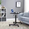 BBNB Laptop Desk, Height Adjustable Laptop Table Sofa Table and Side Table for Table, Pulley Design to Move Easily (Color : White) view 2