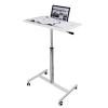 BBNB Laptop Desk, Height Adjustable Laptop Table Sofa Table and Side Table for Table, Pulley Design to Move Easily (Color : White) view 4