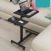 BBNB Laptop Desk, Height Adjustable Laptop Table Sofa Table and Side Table for Table, Pulley Design to Move Easily (Color : White) view 4