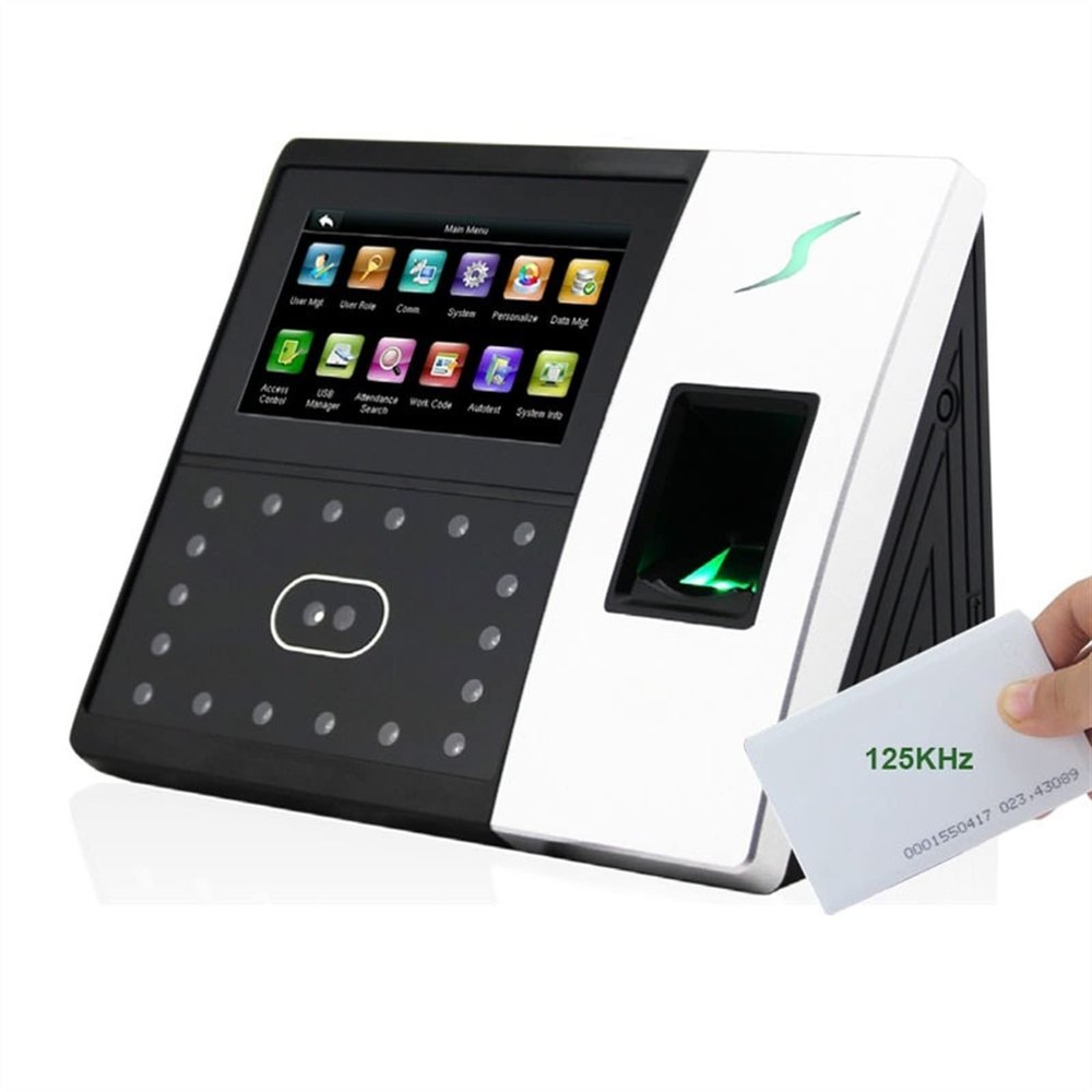 KOVOSCJ Access Control Machine Linux System TCP/IP Biometric Fingerpint Face Facial Recognition Time Clock Office Attendance System Access Control Time Clock for Enterprise