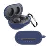 2 Pack DAYJOY Soft Silicone Protective Case Cover Compatible with TOZO NC9 Earphone, Protective Skin Sleeve with Carabiner for TOZO NC9 (Black+Blue) view 3