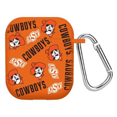 Affinity Bands Oklahoma State Cowboys HD Case Cover Compatible with Apple AirPods Gen 1 & 2 (Scattered)