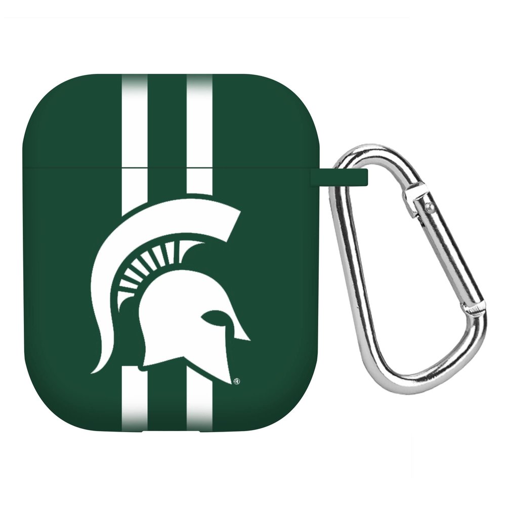 Affinity Bands Michigan State Spartans HD Case Cover Compatible with Apple AirPods Gen 1 & 2 (Stripes)
