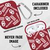 Affinity Bands Oklahoma Sooners HD Case Cover Compatible with Apple AirPods Gen 1 & 2 (Scattered) view 3