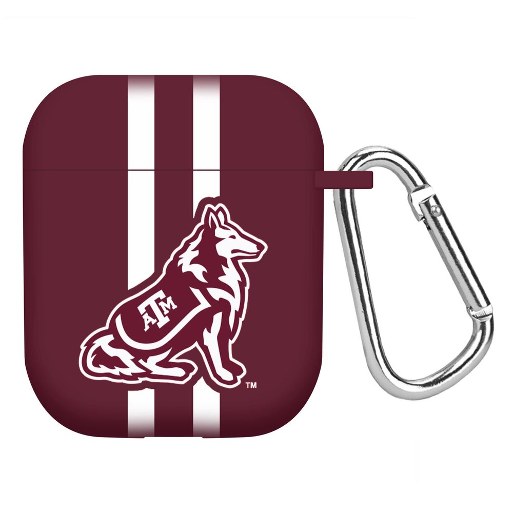 Affinity Bands Texas A&M Aggies HD Case Cover Compatible with Apple AirPods Gen 1 & 2 (Stripes)