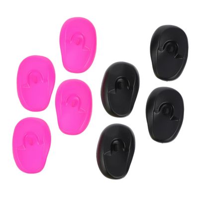 Beaupretty 8pcs Hair Dyeing Ear Protectors Earmuffs for Hairdressing Washable Reusable Protects Ears from Dye Water Salon Home Use Colors